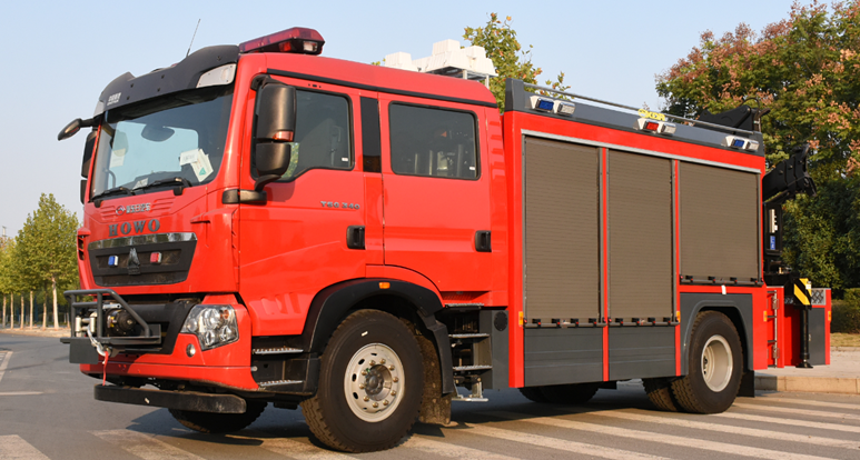 重汽單橋搶險(xiǎn)救援車